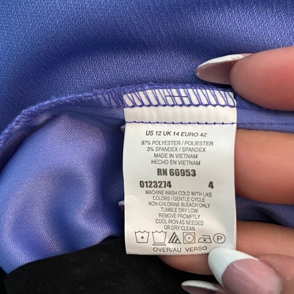 Leslie Fay Vintage Purple Skirt Suit Set | 2-Piece Jacket & Skirt Size 12 - Picture 7 of 9